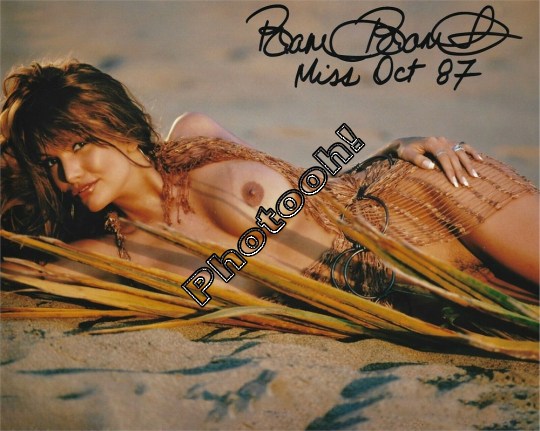 BRANDI BRANDT 10-1987 PLAYBOY PLAYMATE SEXY SIGNED NUDE Autograph REPRINT
